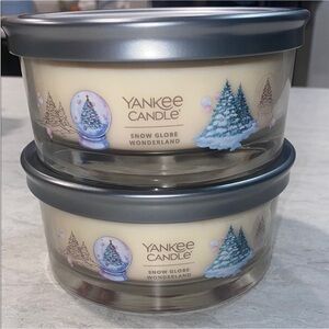 Yankee Candle Snow Globe Wonderland Cream Candle